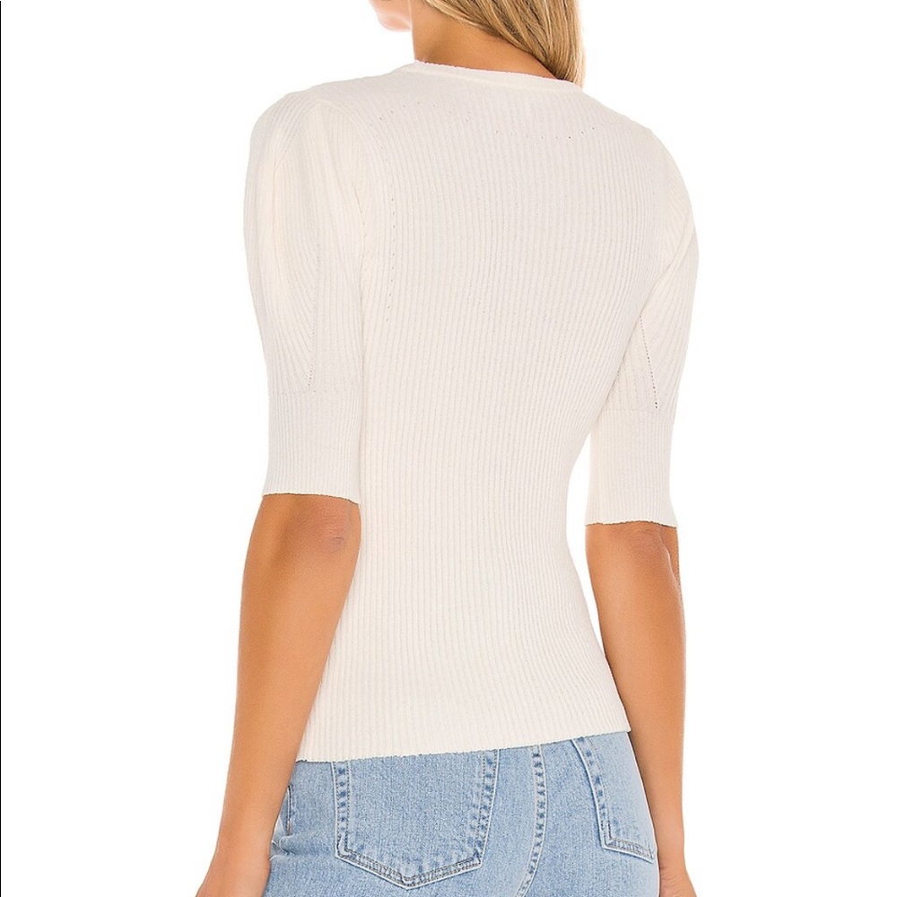 NEW Frame Rib Femme Crew Knit Top - Picture 3 of 3